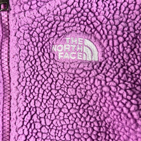 The North Face Sweatshirt Kids Girls 4 Pink Faded Campshire Bear Full Zip Hoodie - Picture 5 of 15